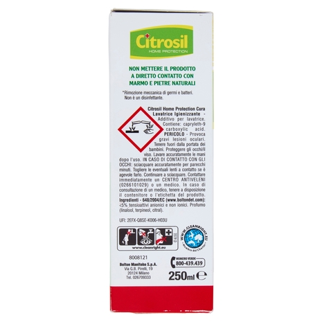 Citrosil Home Protection Cura Lavatrice Igienizzante 250 ml